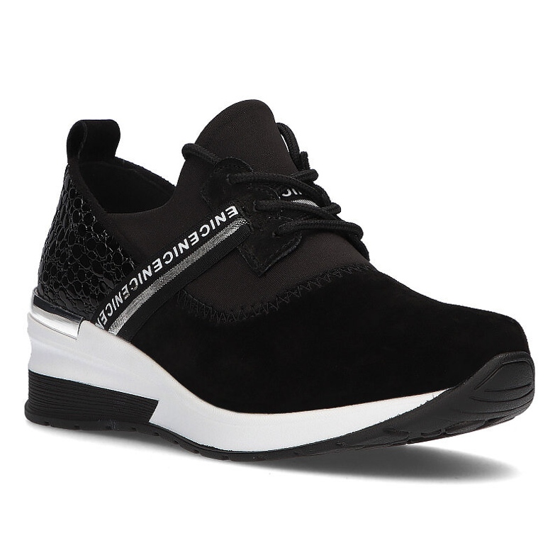 Leather sneakers Filippo DP1388 / 21 Bk black