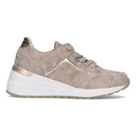 Leather sneakers Filippo DP2003 / 21 Go gold golden Leather sneakers Filippo DP2003 / 21 Go gold golden