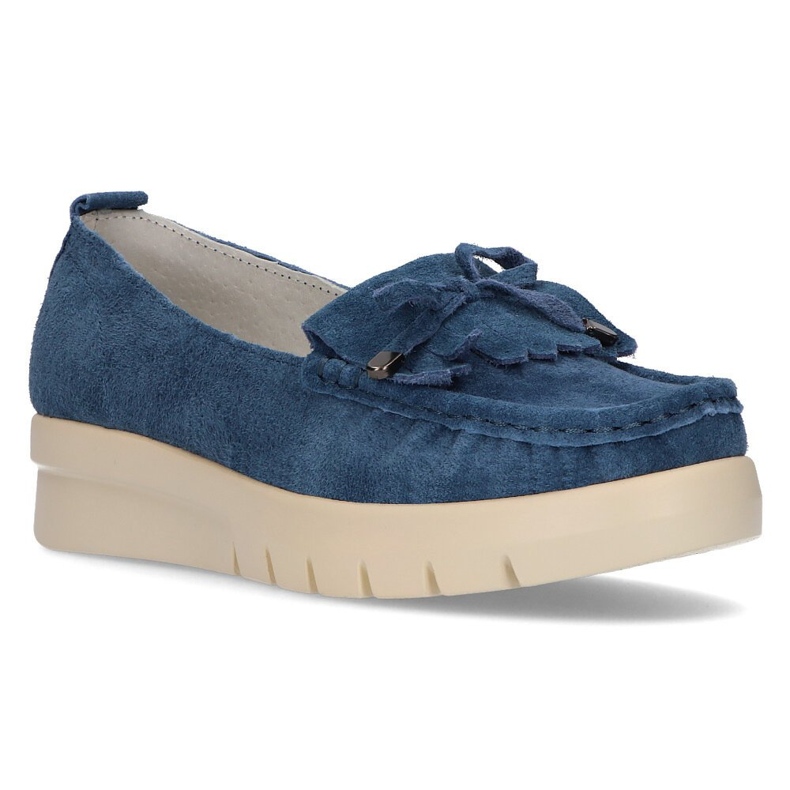 Leather loafers Filippo DP2030 / 21 Bl blue Leather loafers Filippo DP2030 / 21 Bl blue