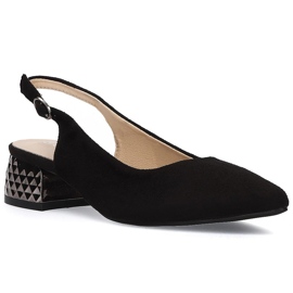 FILIPPO DP2095 / 21 Bk Black high heels