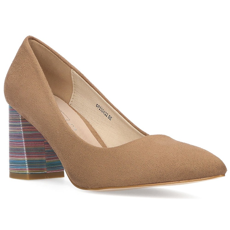 FILIPPO DP2324 / 22 Beige high heels