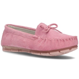 Leather loafers Filippo DP1204 / 21 Pi pink