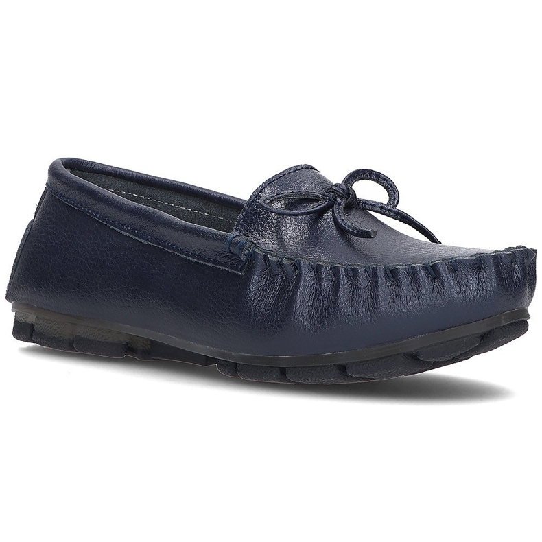 Leather loafers Filippo DP004 / 21 Nv navy blue