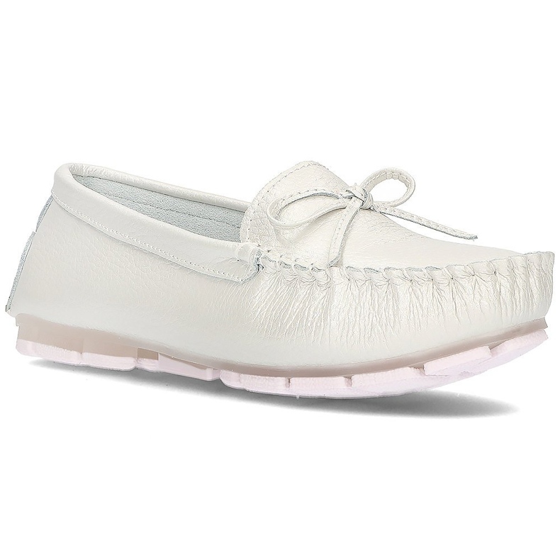 Leather loafers Filippo DP004 / 21 Wh white