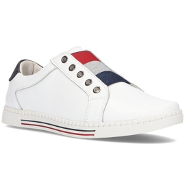 Leather shoes Filippo DP2155 / 21 Wh white