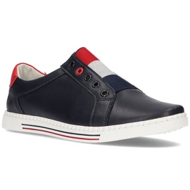 Leather shoes Filippo DP2155 / 21 Nv navy blue Leather shoes Filippo DP2155 / 21 Nv navy blue