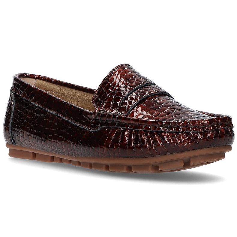 Leather loafers Filippo DP2139 / 21 Br brown
