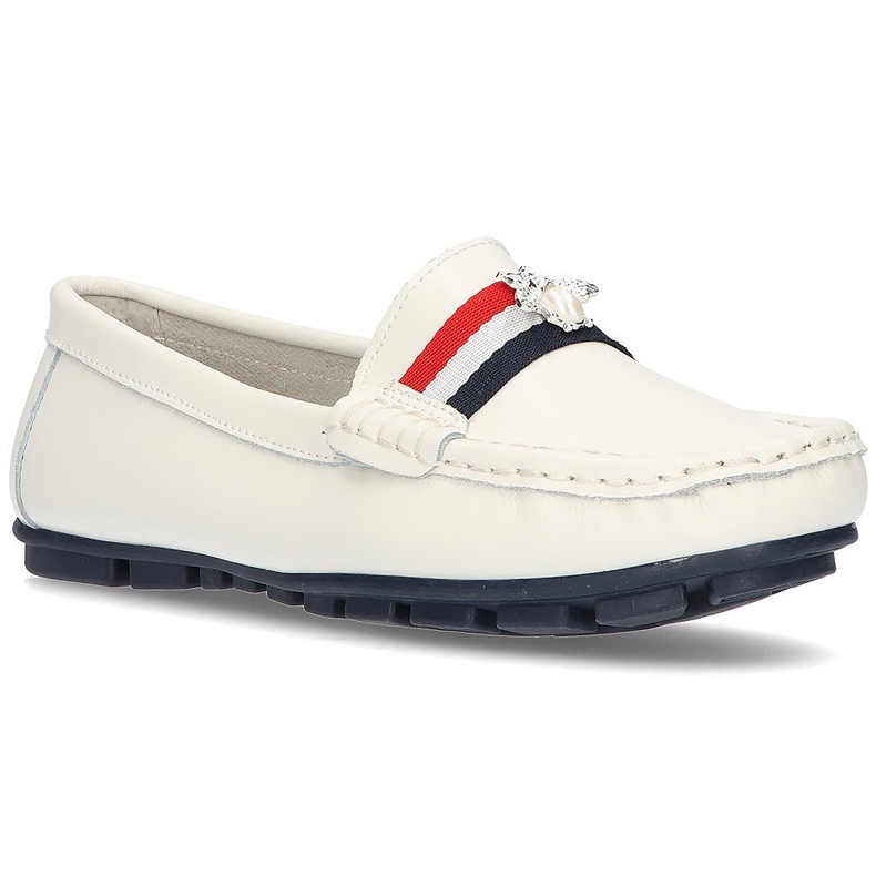 Leather loafers Filippo DP1406 / 21 Wh white