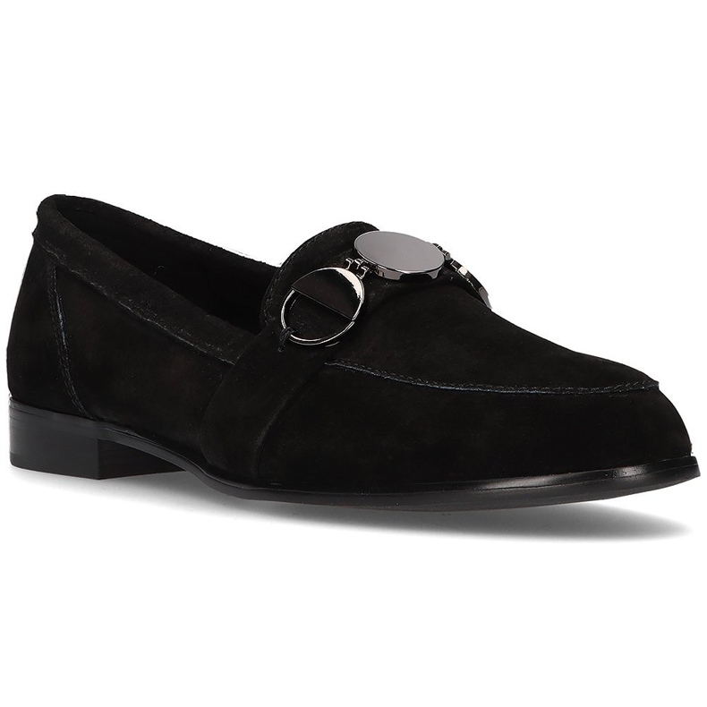 Leather moccasins Filippo DP2148 / 21 Bk black Leather moccasins Filippo DP2148 / 21 Bk black