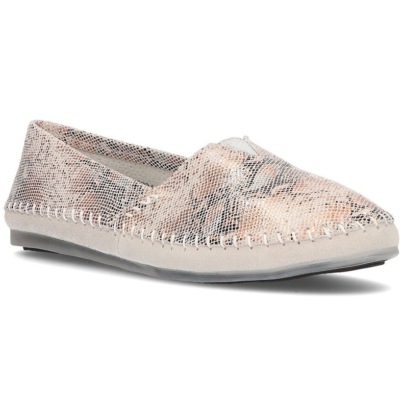 Leather shoes Filippo DP031 / 21 Gr gray grey