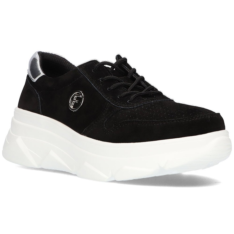 Leather Sneakers Filippo DP2138 / 21 Bk black