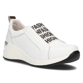 Leather Sneakers Filippo DP2053 / 21 Wh white Leather Sneakers Filippo DP2053 / 21 Wh white