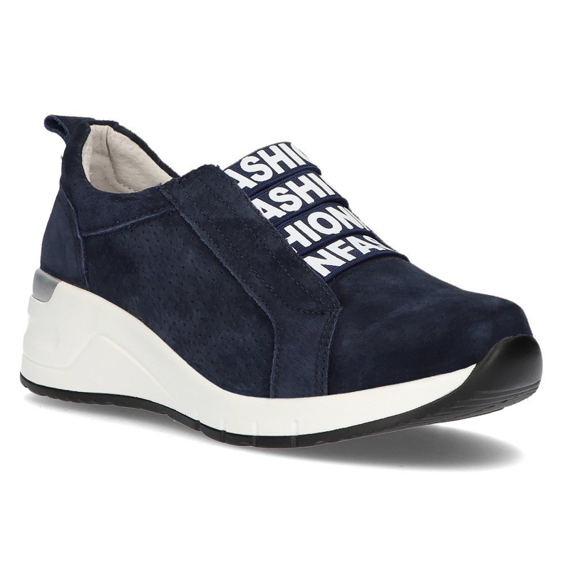 Leather Sneakers Filippo DP2053 / 21 Nv navy blue Leather Sneakers Filippo DP2053 / 21 Nv navy blue
