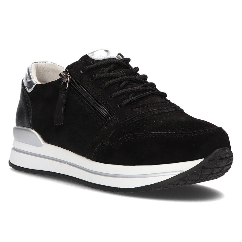 Leather Sneakers Filippo DP2049 / 21 Bk black