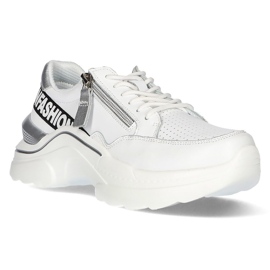 Leather Sneakers Filippo DP2057 / 21 Wh white