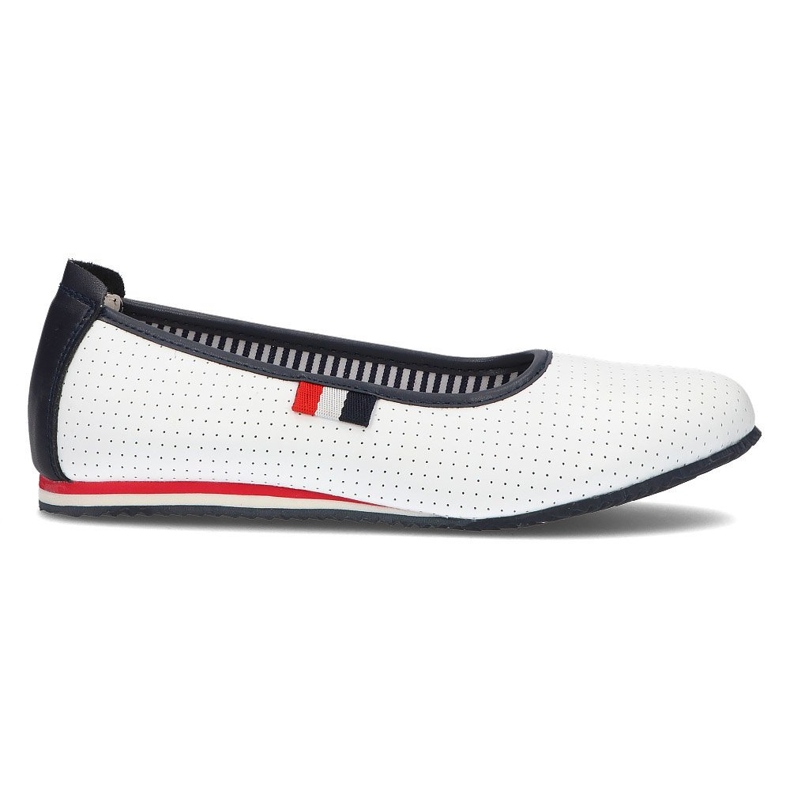Leather ballerinas Filippo DP2171 / 21 Wh white