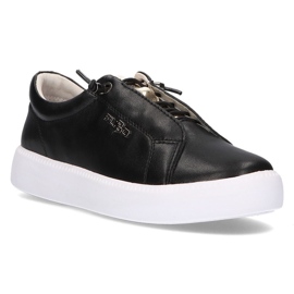 Leather shoes Filippo DP2041 / 21 Bk black