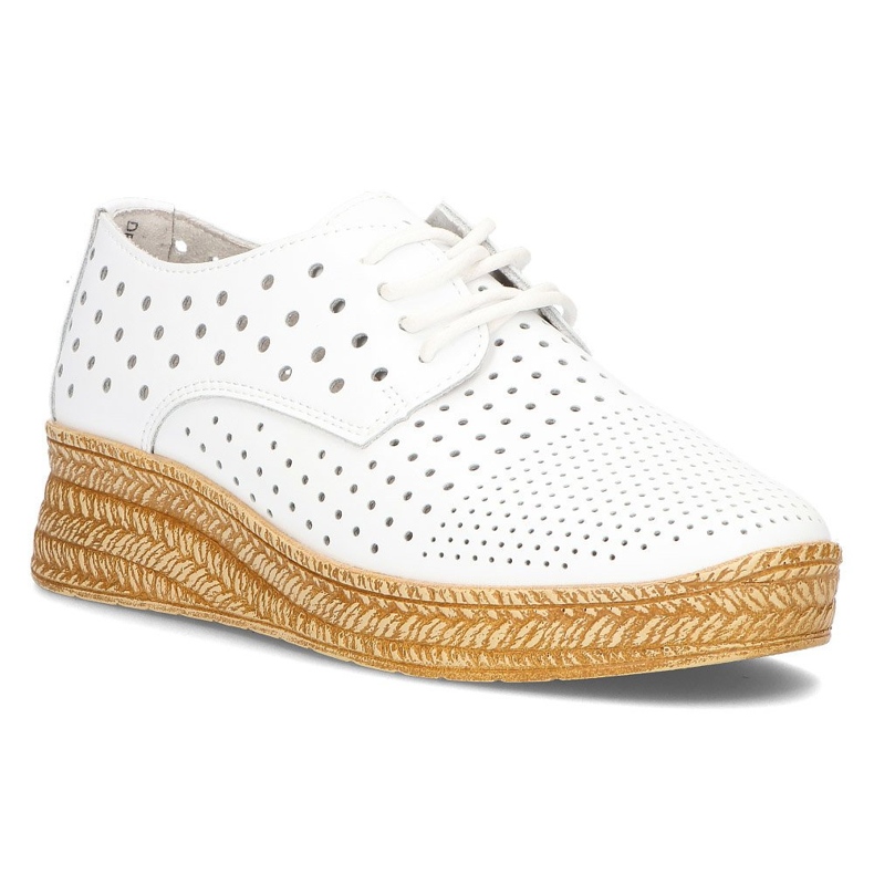 Leather shoes Filippo DP2162 / 21 Wh white