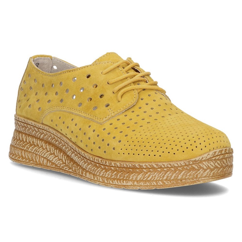 Leather shoes Filippo DP2162 / 21 Yl yellow Leather shoes Filippo DP2162 / 21 Yl yellow