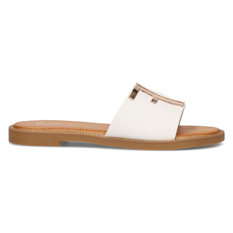 Filippo DK2103 / 21 Wh white slippers