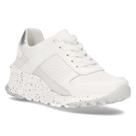 Leather Sneakers Filippo DP2008 / 21 Wh white