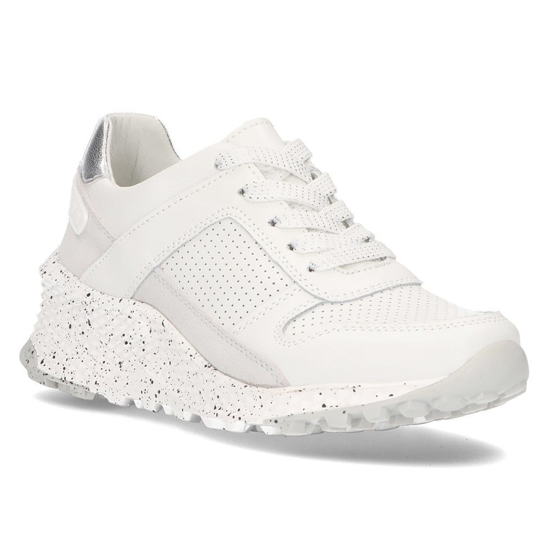 Leather Sneakers Filippo DP2008 / 21 Wh white