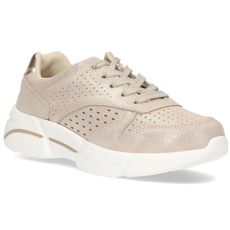 Leather Sneakers Filippo DP2156 / 21 Go gold golden