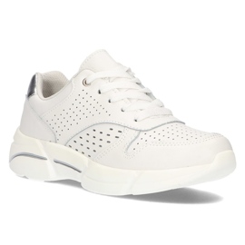 Leather Sneakers Filippo DP2156 / 21 Wh white