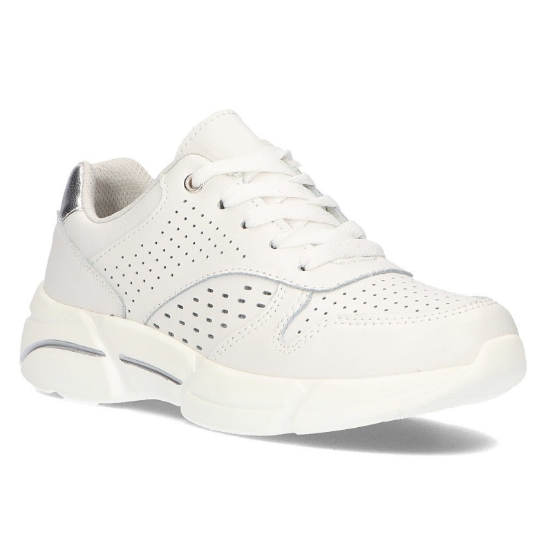 Leather Sneakers Filippo DP2156 / 21 Wh white
