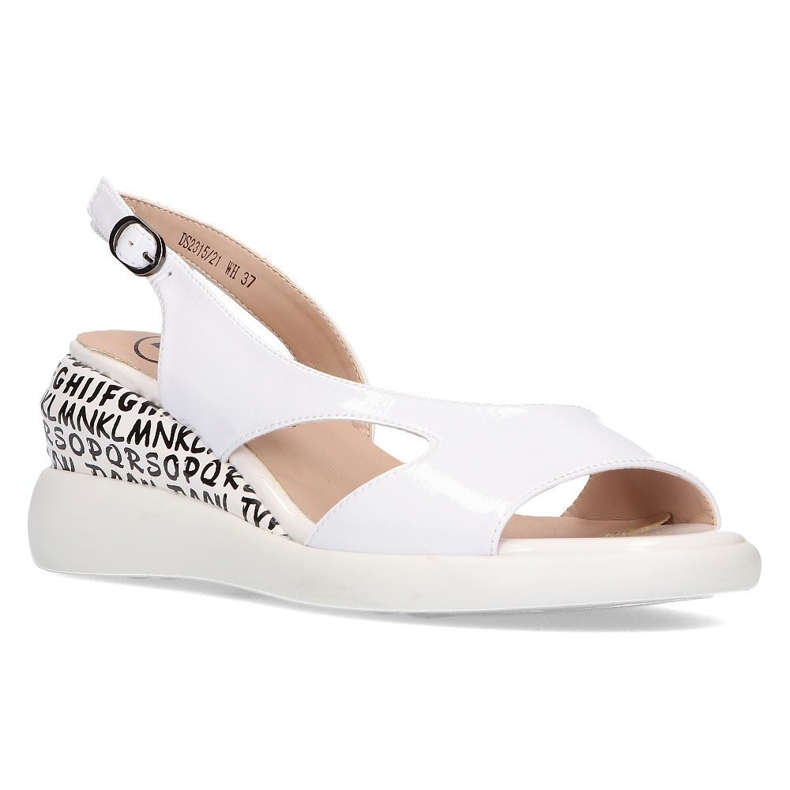 Sandals on the wedge Filippo DS2315 / 21 Wh white