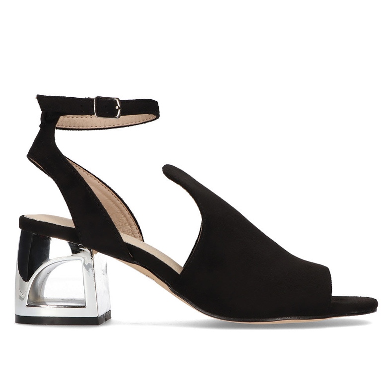 Black Filippo DS2107 / 21 Bk heeled sandals