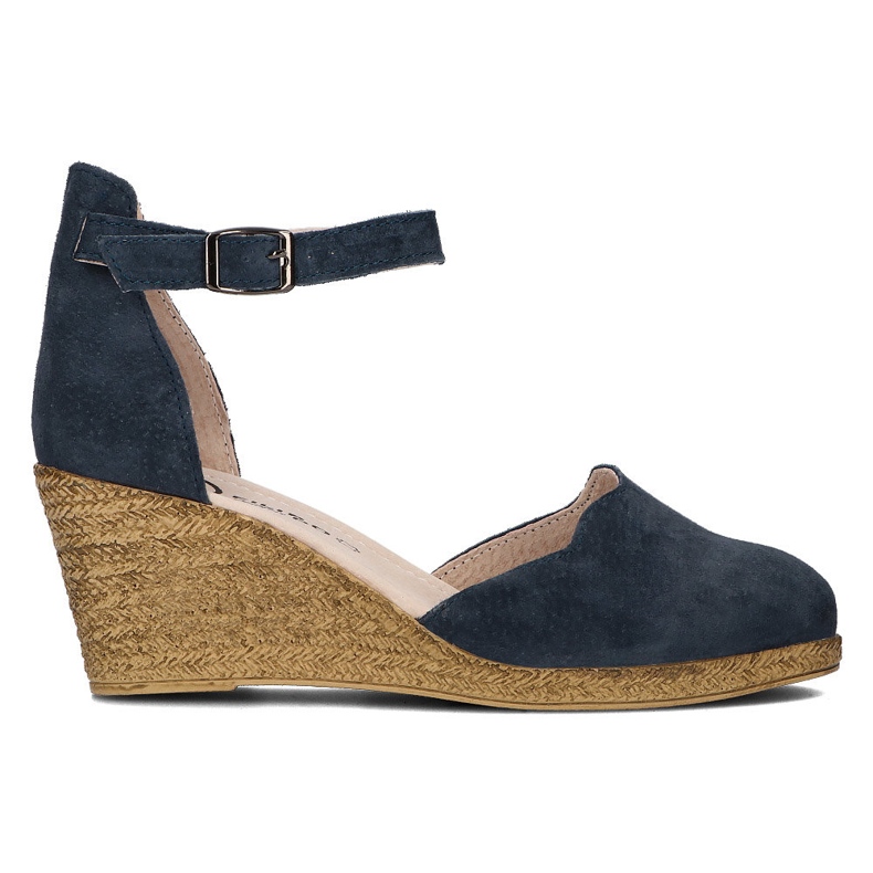 Leather sandals Filippo DS1394 / 21 Nv navy blue