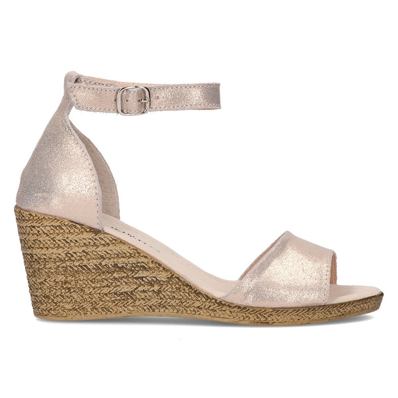 Leather sandals Filippo DS2137 / 21 Go golden