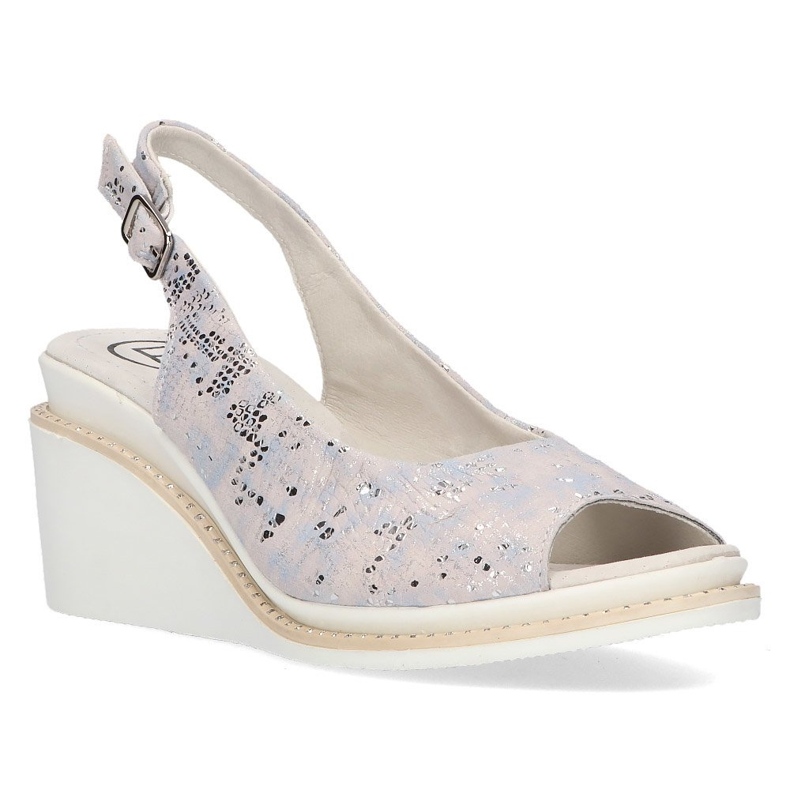 Leather sandals Filippo DS2150 / 21 Si silver Leather sandals Filippo DS2150 / 21 Si silver