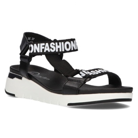 Leather sandals Filippo DS2169 / 21 Bk black