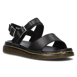 Leather sandals Filippo DS2040 / 21 Bk black