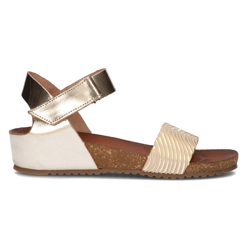 Leather sandals Filippo 40143 gold golden Leather sandals Filippo 40143 gold golden