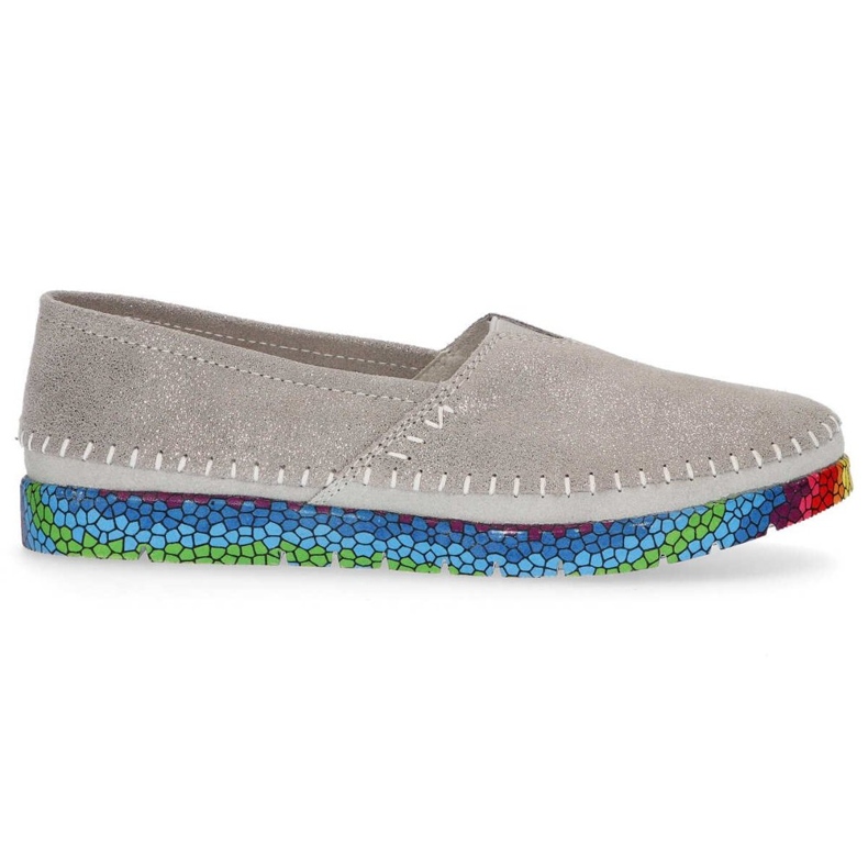 Leather shoes Filippo DP1213 / 21 Si silver