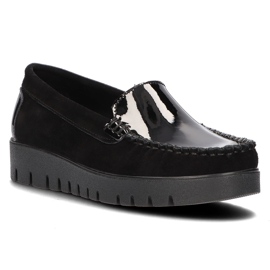 Filippo Leather shoes DP3024 / 21 Bkl black