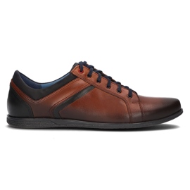 Leather shoes Filippo 1703 brown