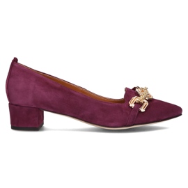 Leather shoes Filippo 2109/2 purple violet