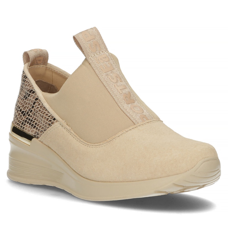 Leather Sneakers Filippo DP1689 / 22 Be beige