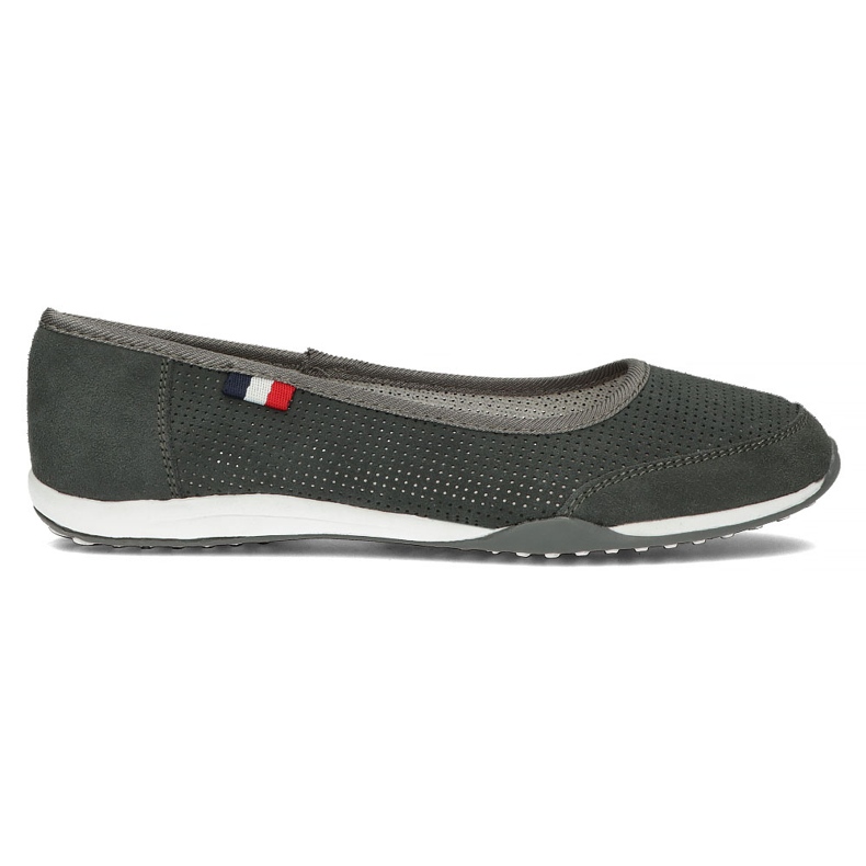 Leather shoes Filippo DP143 / 22 Gr gray grey