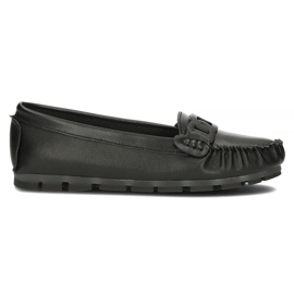 Leather moccasins Filippo DP3629 / 22 Bk black