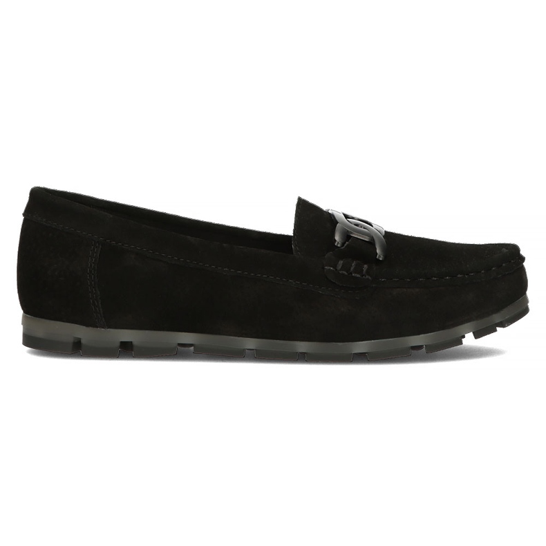 Leather moccasins Filippo DP3630 / 22 Bk black