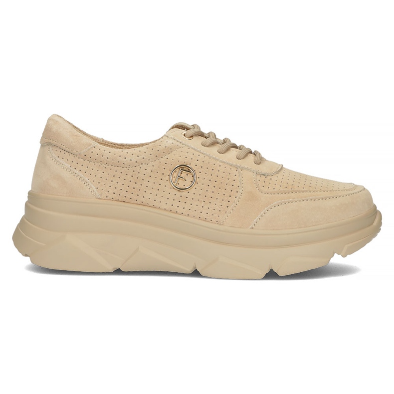 Leather Sneakers Filippo DP2138 / 22 Be Be beige