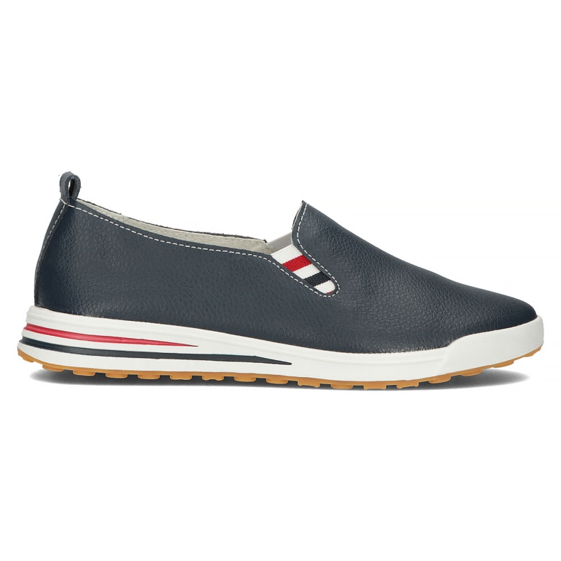 Leather shoes Filippo DP3510 / 22 Nv navy blue