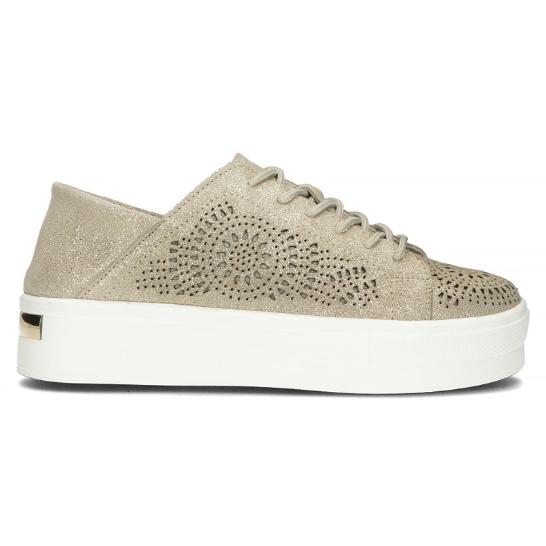 Leather shoes FILIPPO DP3529 / 22 Go golden