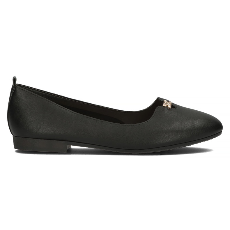 Filippo B50013-BL Black ballerinas