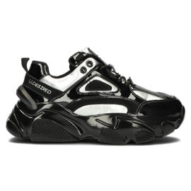 Leather Sneakers Filippo BJ1848-SP silver black
